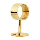 2" Dia. Polished Brass Flush Center Post for 2" O.D. Tubing