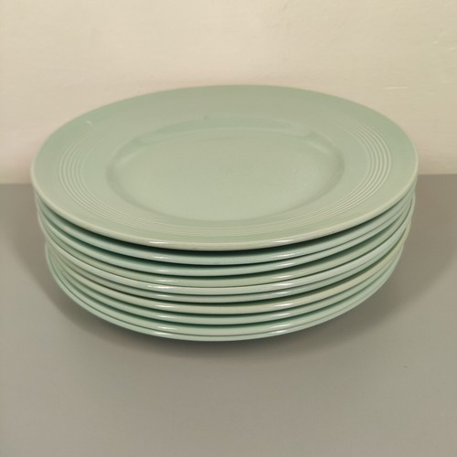 Wood’s Ware Verde Berilo 25 cm Madera Vintage 10 Platos de Cena - Imagen 6 de 9
