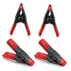 2 Inch 4 Pcs Small Spring Clamps, Small Clamps Heavy Duty Clips Metal Black
