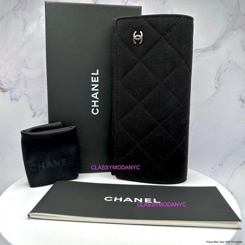 NEW Chanel Eyeglasses Black 53-17-140 Square Full Rim Logo Writing On Frame Top - Picture 17 of 17