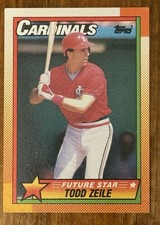 1990 Topps Todd Zeile Future Stars Baseball Card #162