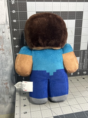 Minecraft Steve Plush 9" Stuffed Animal Character Mojang Jinx Mattel Movie Guy - Picture 2 of 3