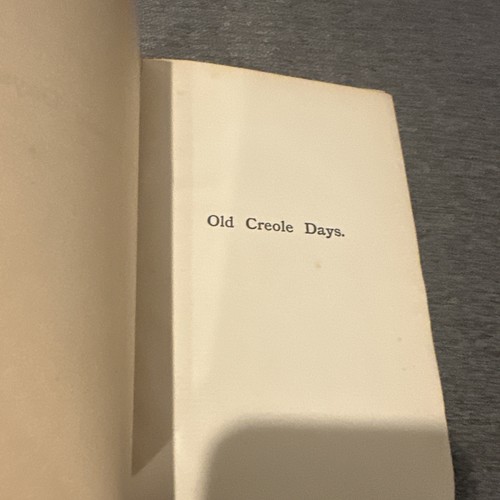 Old Creole Days George W. Cable Hardcover 1883 Charles Scribner's Sons - Picture 10 of 20