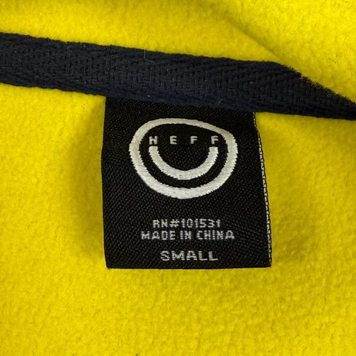 NEFF Men's Throw Back Mock Neck 1/4 Zip Pullover Jacket Size S Blue Teal - Picture 3 of 15