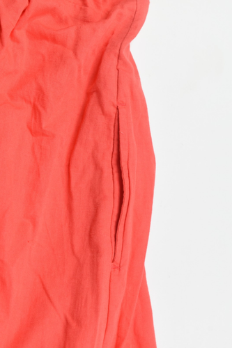 Pact Maxikleid Damen klein rot Bio Baumwolle Leinen ärmellos geraffte Taschen - Bild 12 von 13