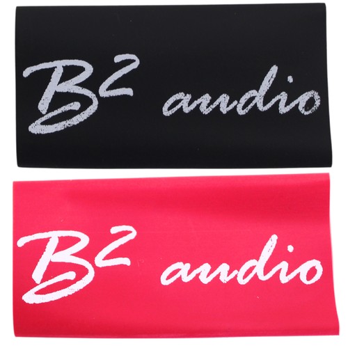 Paquete de 20 termorretráctiles B2 Audio calibre 0 rojo y negro con logotipo de audio B2 - Imagen 2 de 2