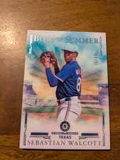 2025 Panini Boys of Summer #31 Sebastian Walcott Blue #/99