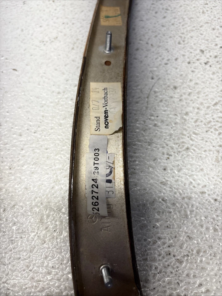 03-06 Mercedes W220 S430 S55 AMG Rear Left Driver Side Door Trim Bezel Wood OEM - Image 4 of 4