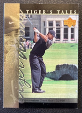Tiger Woods #TT26 2001 Upper Deck Tigers Tales Golf Card Rookie Card