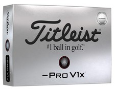 New Titleist Pro V1x Left Dash Performance Alignment Golf Balls White/Black