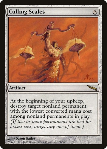 MTG Magic the Gathering Culling Scales (160/306) Mirrodin LP - Picture 1 of 1
