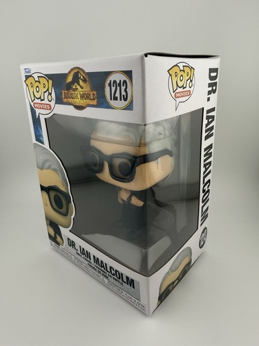 Funko Pop Jurassic World Dr. Ian Malcolm #1213 + pop protector jeff goldblum - Picture 3 of 12