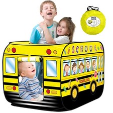 Pop Up Tent for Kids.School Bus Tent for Toddlers.Playhouses for Toddlers.Lar...