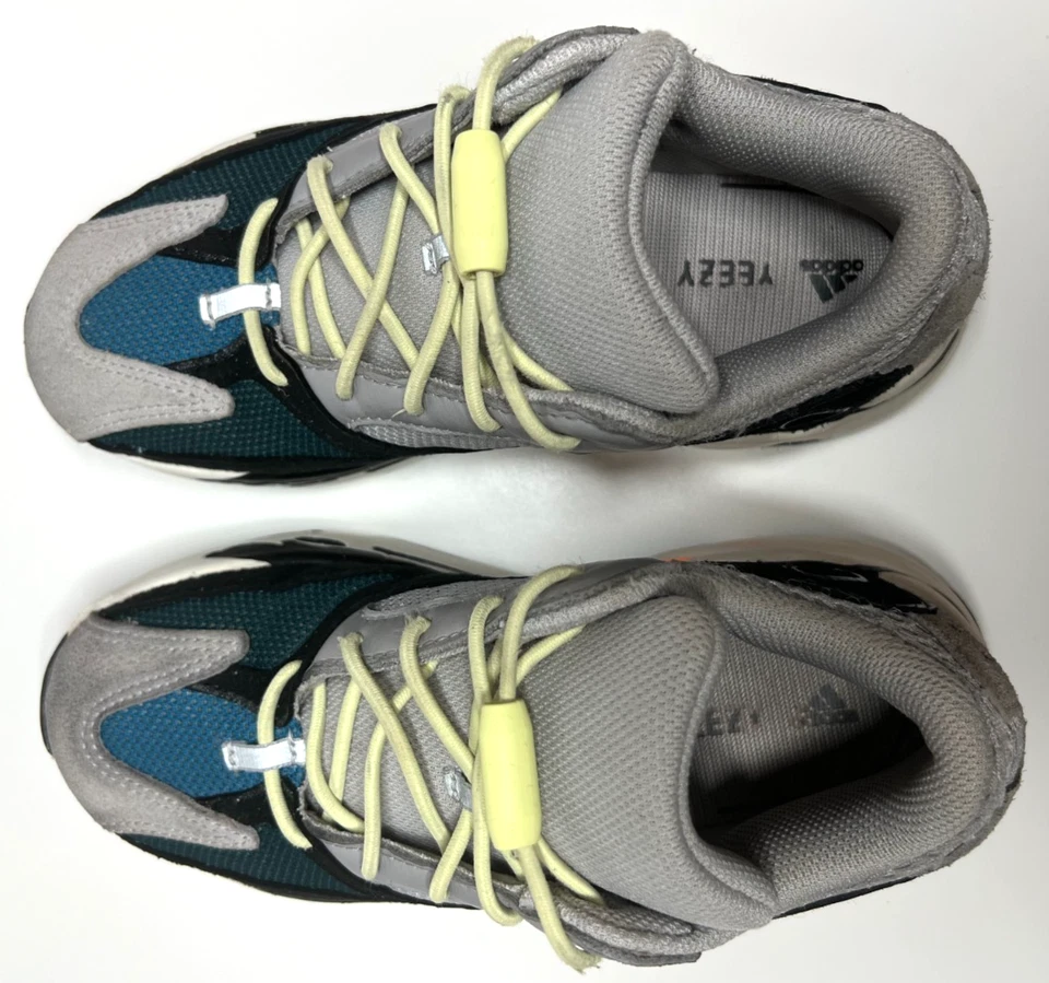 Adidas Yeezy Boost 700 V1 Wave Runner FU9005 Juvenil Talla 1.5Y Niños 2022 OG Colorway Foto 4 de 4