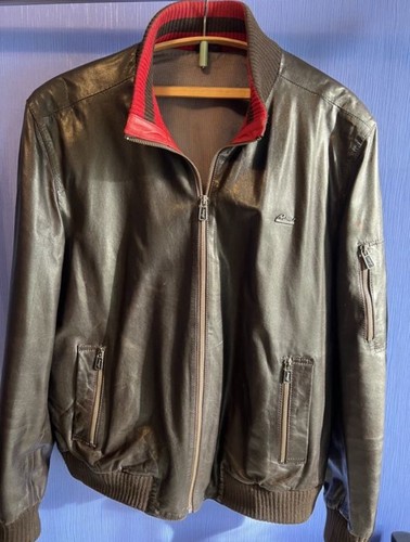 Brioni italienische Herren Jacke 100% Echtleder Größe 3XL