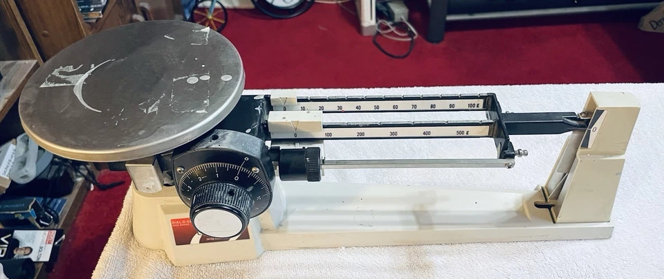 Escala de equilibrio Ohaus serie 1600 esfera O gramo 2610 g 3 haces laboratorio de ciencias/escuela Foto 4 de 4