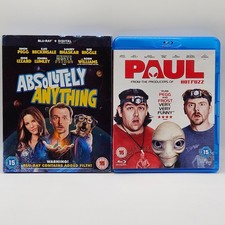 Absolutely Anything & Paul (Blu-ray) Simon Pegg, VGC, Free Postage