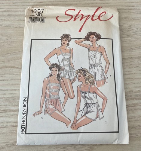 VTG Style Lingerie Teddy Romper Camisole Knickers Sewing Pattern Breast 36-38” - Picture 1 of 11