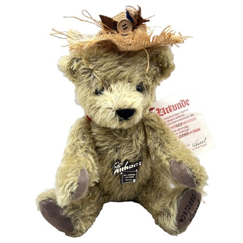 Orsacchiotto Vintage Althans 12" Growler Sound Firmato Numerato Germania - Foto 1 di 13