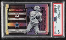 2016 Panini Prizm Decade of Dominance Silver Roger Staubach #1 PSA 9 MINT HOF