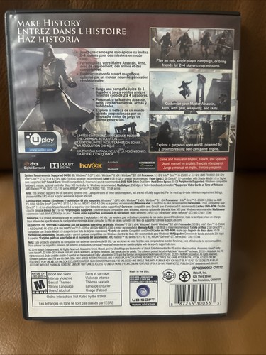 Assassin's Creed Unity ~ Ubisoft Connect PC DVD Tested Manual ~ EUC Complete CIB - Picture 8 of 8