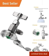 Universal R134A Can Tap - Leak-Proof Aluminum Refrigerant Dispenser Tool
