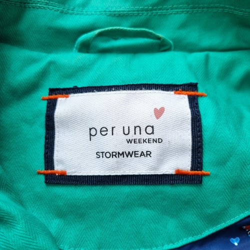 Per Una Stormwear Coat Rain Jacket M&S Jade Green Lined Waterproof Hooded 10 - Picture 10 of 15