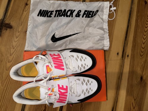 Nike Zoom Rival SD 2 Pink/White, Größe 45, Original Tasche und Karton