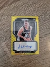 2021-22 Panini Prizm Rookie GOLD /10 Auto Joe Wieskamp RC San Antonio Spurs