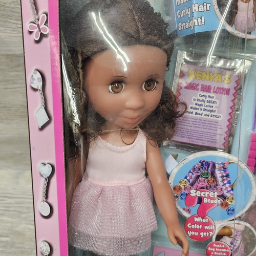 Sparkle Shine Kenya Doll Growing Up Pretty & Proud Magic Hair Curly to Straight - Picture 2 of 12