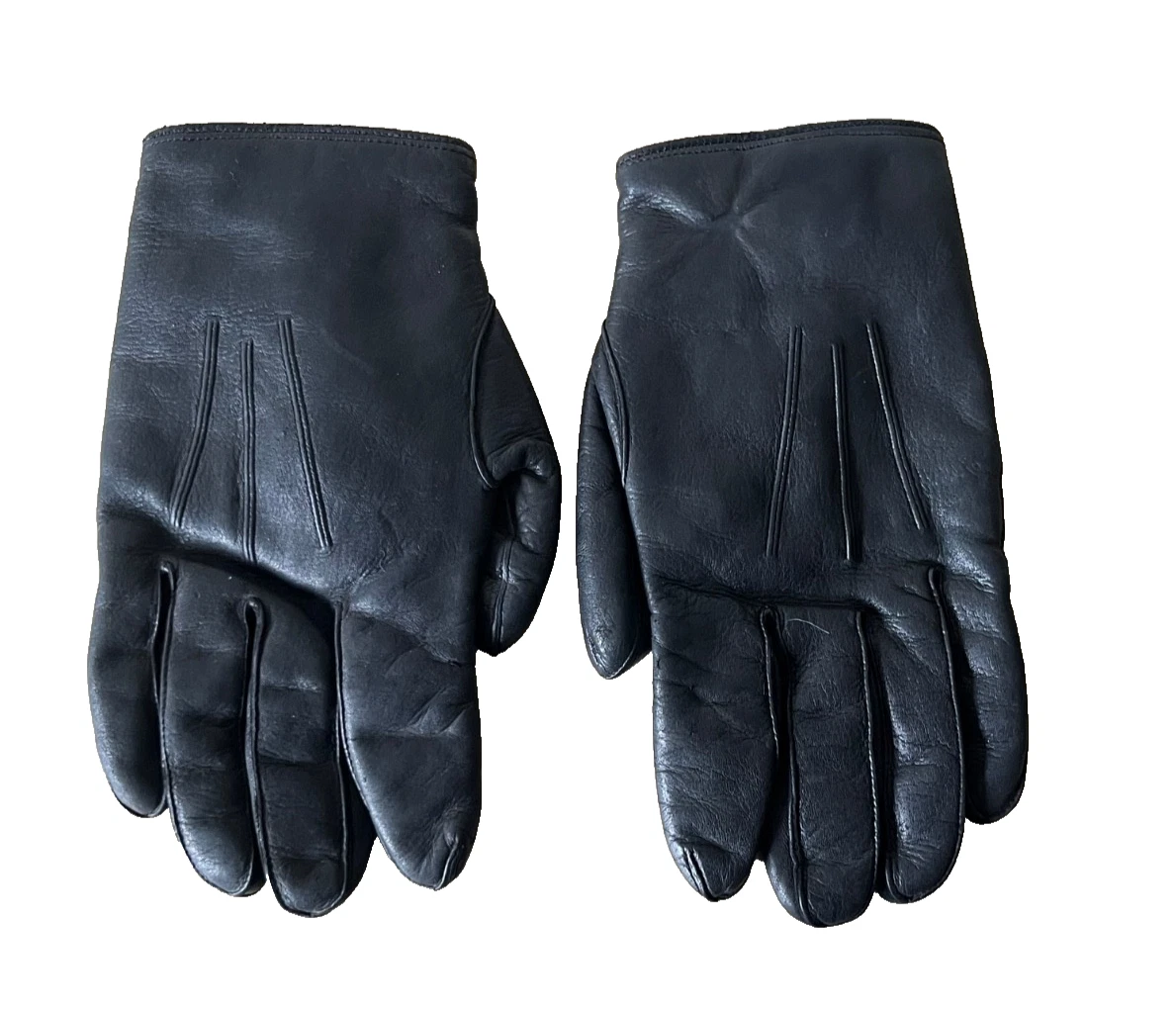 $300 DENTS BLACK LEATHER DRIVING WINTER GLOVES RABBIT FUR LINING MEN'S SIZE 8.5
Opens in a new windo