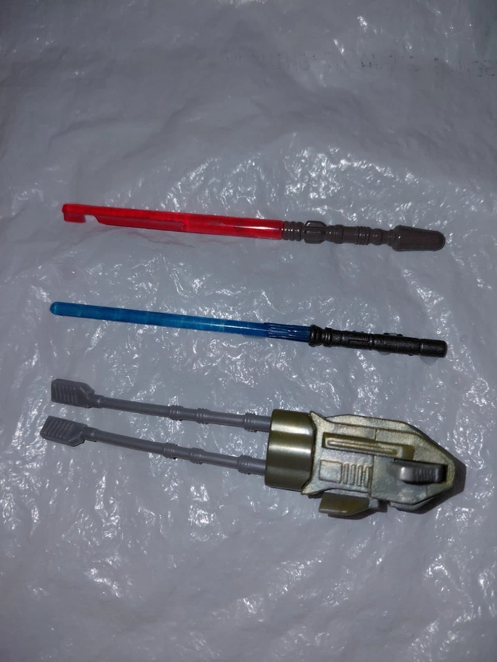 Used Hasbro Star Wars Transformers Crossovers Accessory Lot Boba Fett & Grievous - Image 4 of 4