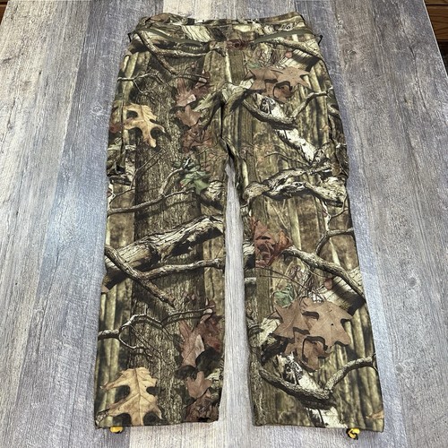Mossy Oak Pants Break Up Infinity Camo Men's Large 36/38 Cargo Hunting Fishing - Picture 16 of 21