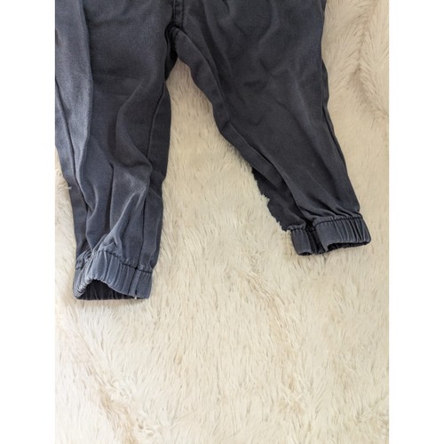 DKNY marineblau Chino elastische Taille Druckknopf Jogginghose Kleinkind Größe 18 Monate - Bild 3 von 5