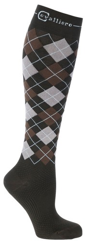 Covalliero Karo Reitstrümpfe Thermo Pro Kniestrümpfe Gr. 37-39  H/W 23 - Bild 3 von 4