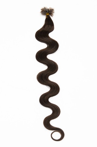 REMY Echthaar Bonding Extensions 45cm 50cm 60cm 1g Haarverlängerung gewellt - Bild 6 von 34