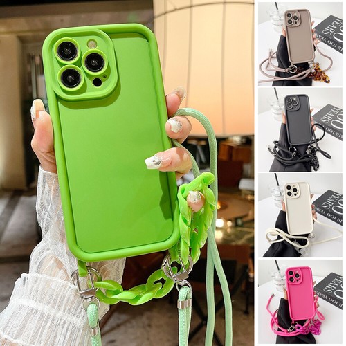 Bandolera Silicona con Collar y Cordón para iPhone 16 Pro Max 15 14 13 - Imagen 5 de 27