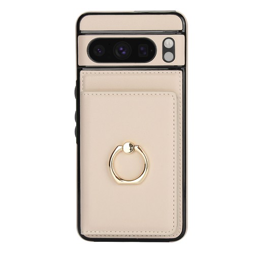 Funda de cuero con anillo billetera con ranuras para tarjetas de crédito para Google Pixel 8 8A 8 Pro - Imagen 12 de 76