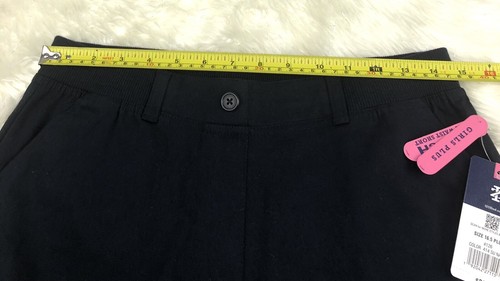 NWT Izod Girls Navy Approved Schoolwear Uniform Adjustable Waist Shorts Sz 16.5 - Picture 7 of 12