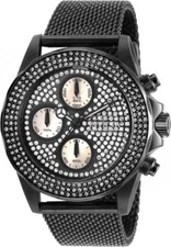 Invicta 35647 Men's 38mm Sea Wizard Ice Chronograph Crystal Dial Black Watch