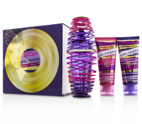 Justin Bieber Girlfriend 3pc Set EDP Women 1.7 oz 50ml New in box - Picture 2 of 2