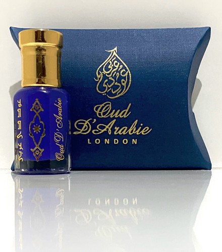 ALMIZCLE ROYAL BLEU MISK TAHARA 3 ML DE OUD D'ARABIE ACEITE DE PERFUME ALTO ATTAR ITTAR  - Imagen 3 de 4