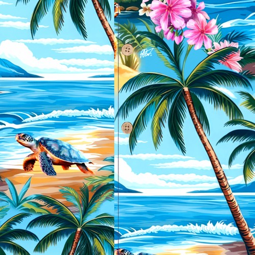Chemise Hawaïenne Homme / 100% Coton / Taille S – 8XL / Plage / Soleil / Hawaii - Bild 236 von 239