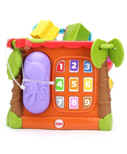 Fisher Price Play & Learn Activity Cube 4 sides of Fun - Picture 2 of 4