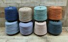 Blue Teal Pink Purple Gray Tan Rust 4/2 100% Cotton Yarn *Your Choice* 8 options