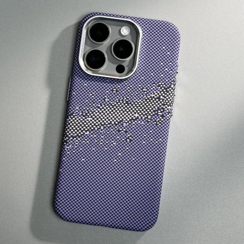 Luxury Fiber PU Leather Magnetic Thin Back Case For iPhone 16/16 Pro /16 Pro Max - 第 9/15 張圖片
