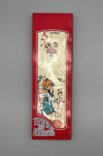 Rare Vintage Hardcover Kitch Telephone & Address Book Holiday Fair Inc Hong Kong - Picture 2 of 5