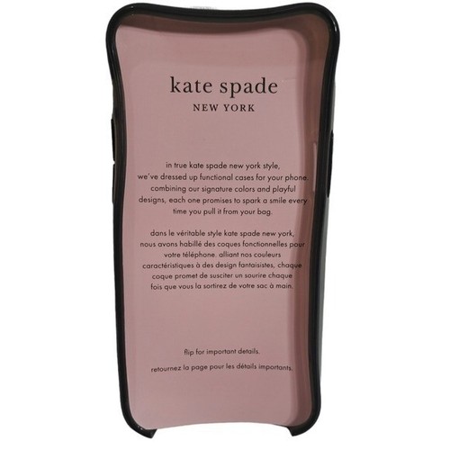 Kate Spade Women's Rhinestones Floral Print Black/Beige Phone Case i Phone 5.4 - 第 3/9 張圖片