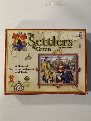 Die Siedler von Catan von Klaus Teuber Mayfair Games #483 komplett *Box Wear*