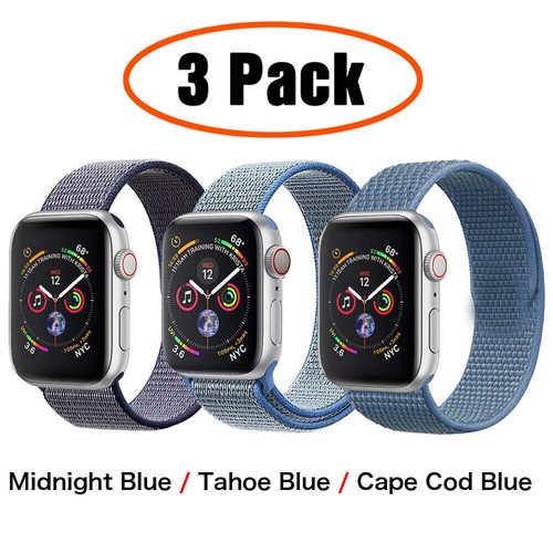 3 PACK For Apple Watch Ultra2 Series 10-1 SE Sport Loop Nylon Band Strap 38-49mm - Picture 26 of 39